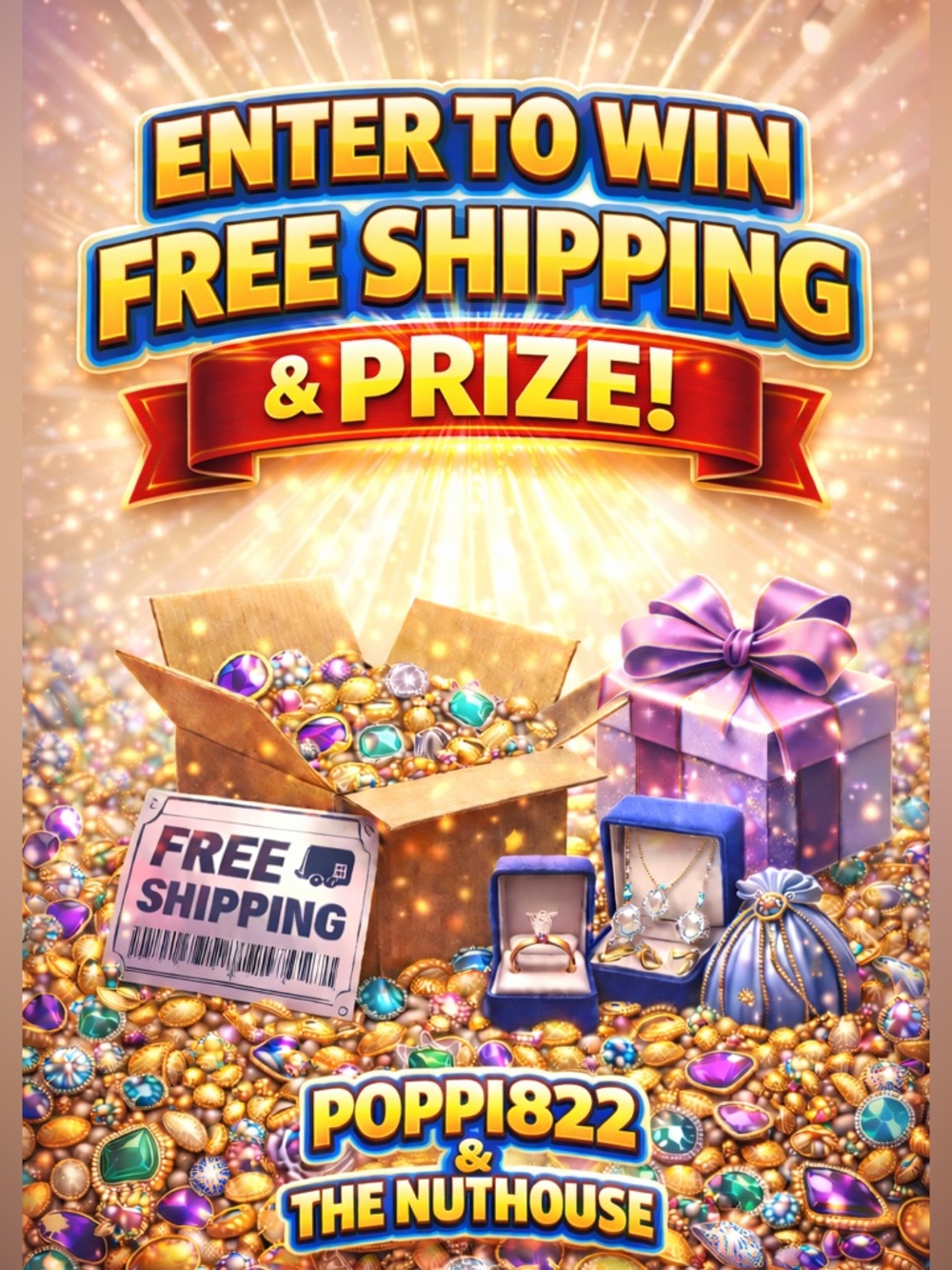 5-7 Giveaway Alert — Sparkle + Free shipping = yes please! 💎✨ Poppi822